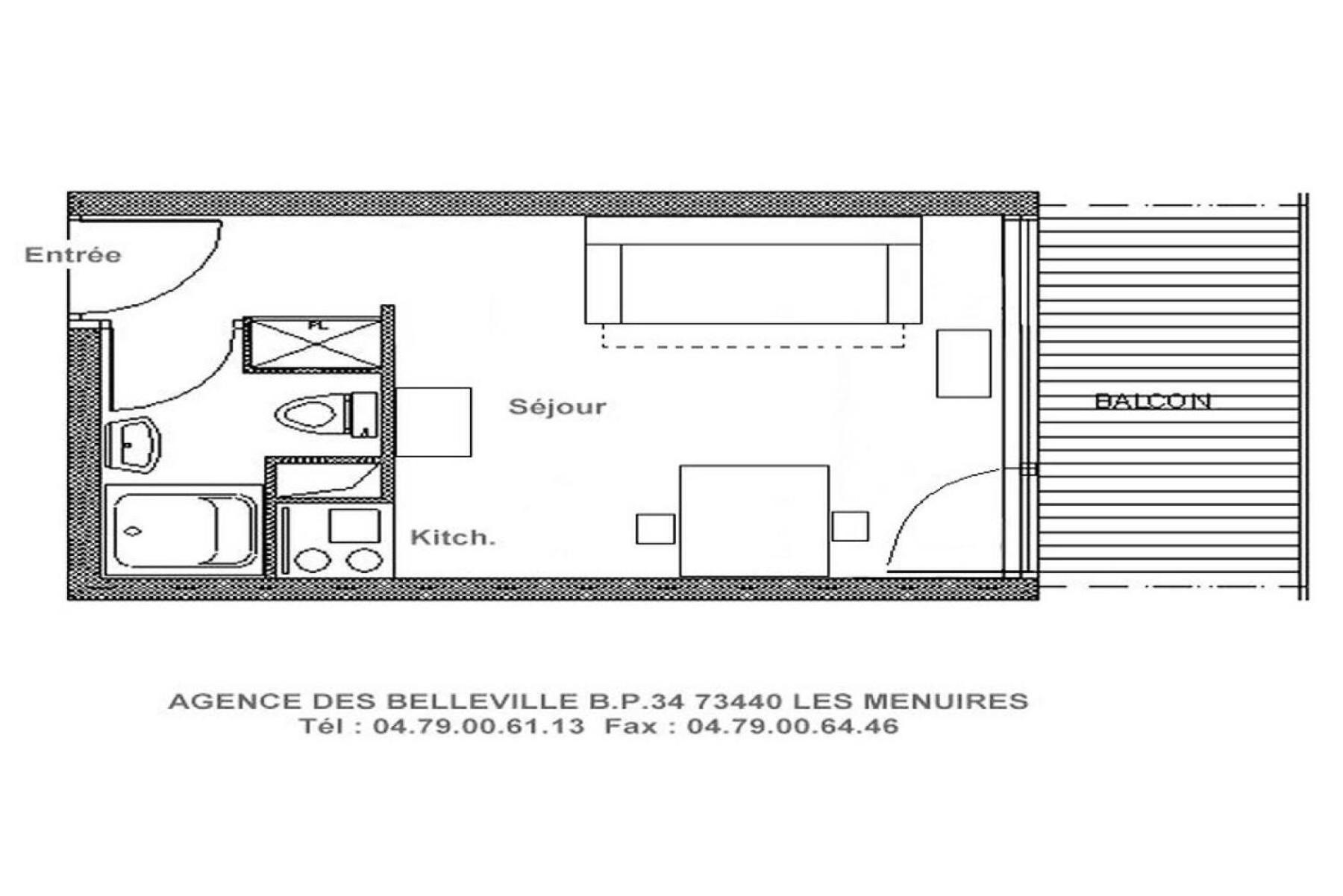 Residence Dorons - Studio Agreable - Centre Station Mae-3404 Saint-Martin-de-Belleville Eksteriør bilde